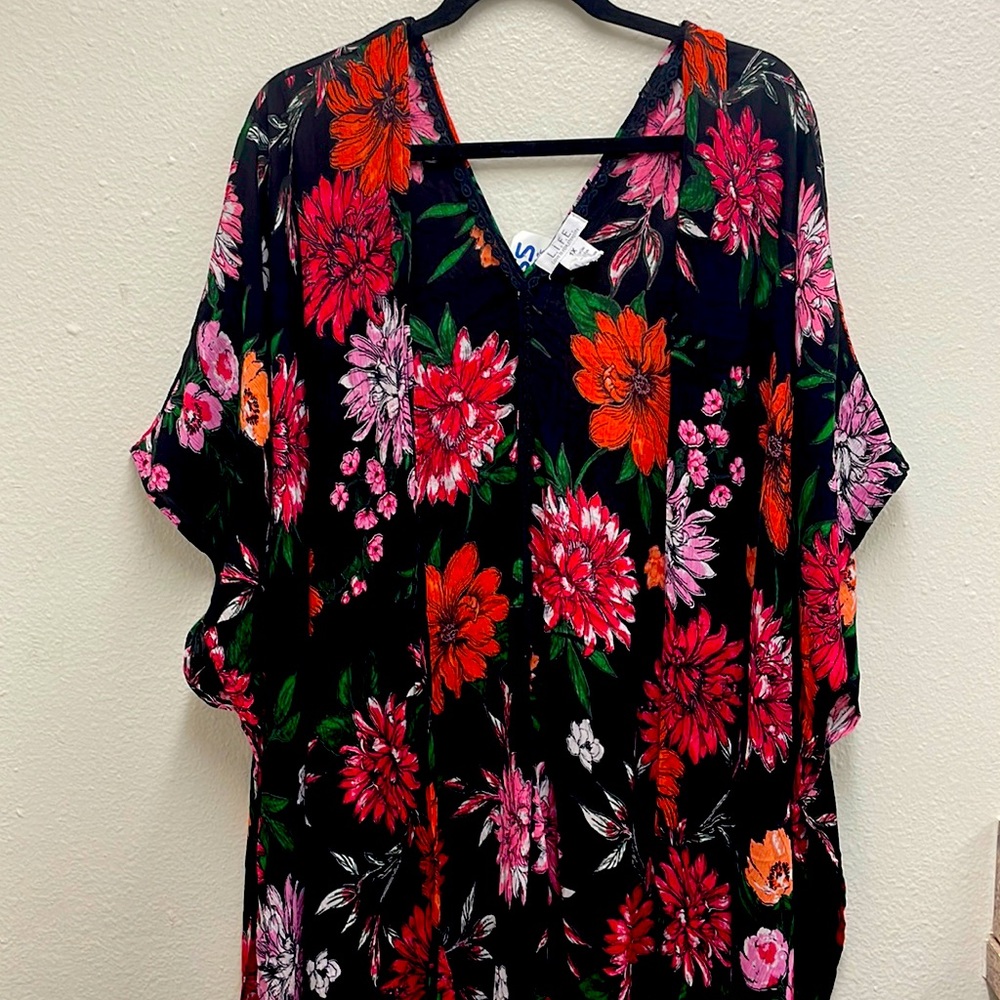 BNWT - Sz 1x - Floral Cardigan